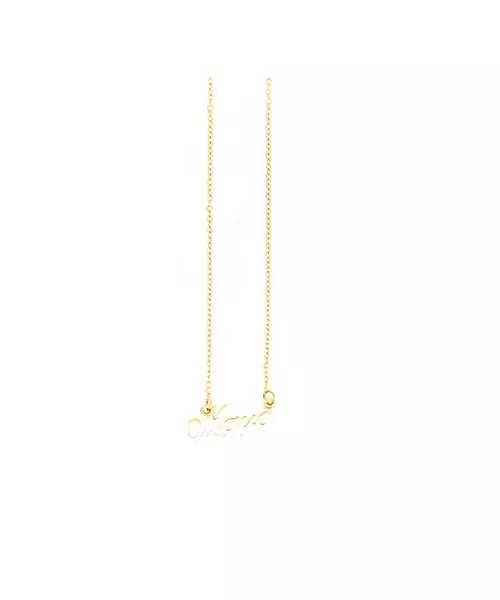 Necklace Mαμα - Stainless Steel Gold Plated