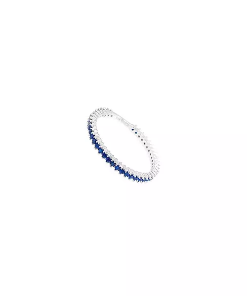 Stackable Ring Blue - Silver 925