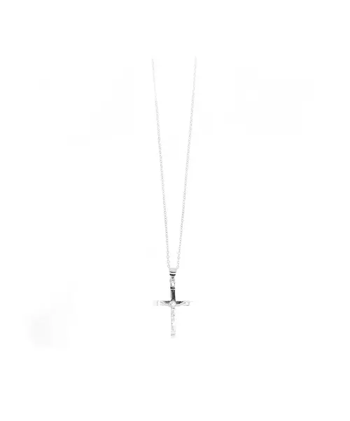 Necklace Cross with Christ - Silver 925