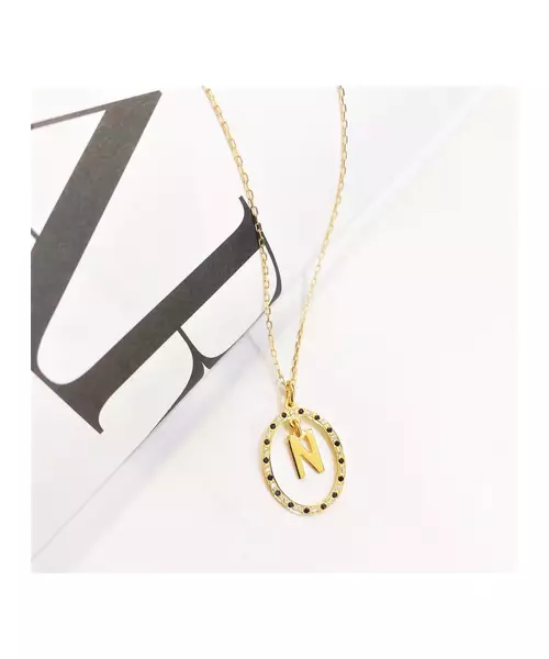 Letter Glow Necklace - 9ct Yellow Gold