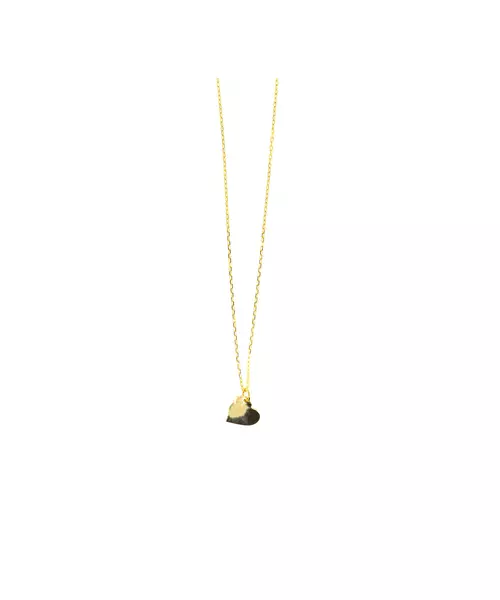 9ct Gold - Side Heart - 50 cm