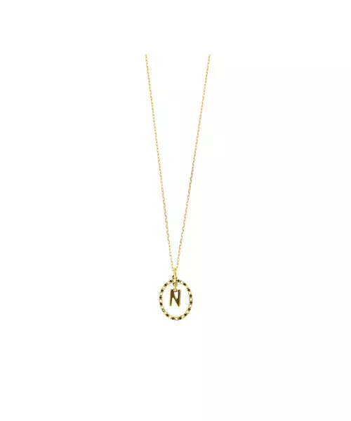 Letter Glow Necklace - 9ct Yellow Gold