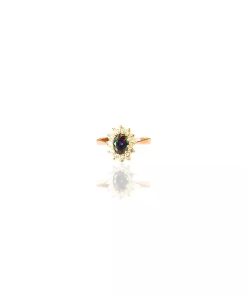 9ct Gold Ring - Diana Style Rose Gold