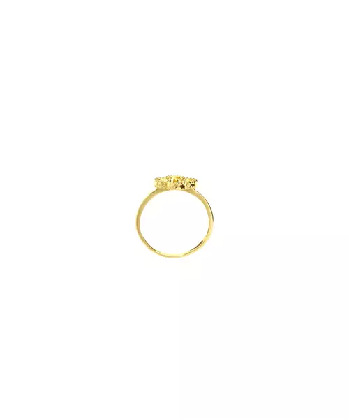 9ct Gold Ring - Four-leaf clover