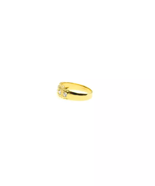 9ct Gold Ring - Five Stones Vintage