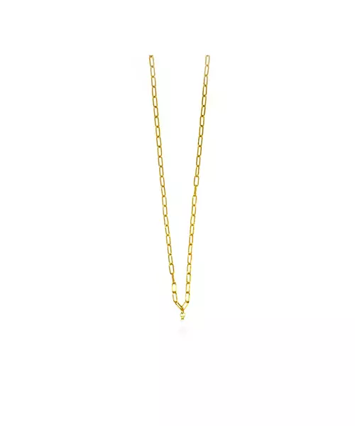 Necklace one Drop - Stainless Steel Gold Plated