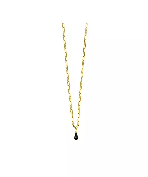 Necklace one Drop - Stainless Steel Gold Plated