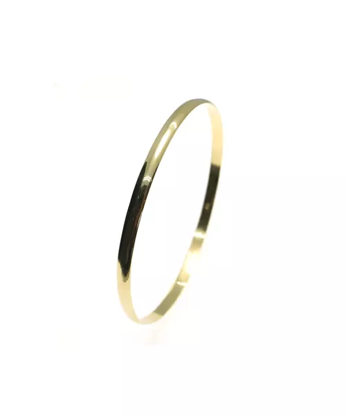 Thick Bangle in 18ct Gold - 6 cm