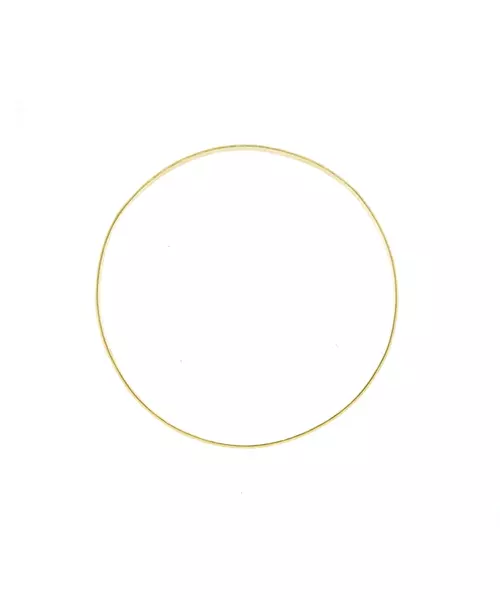 Thick Bangle in 18ct Gold - 8 cm