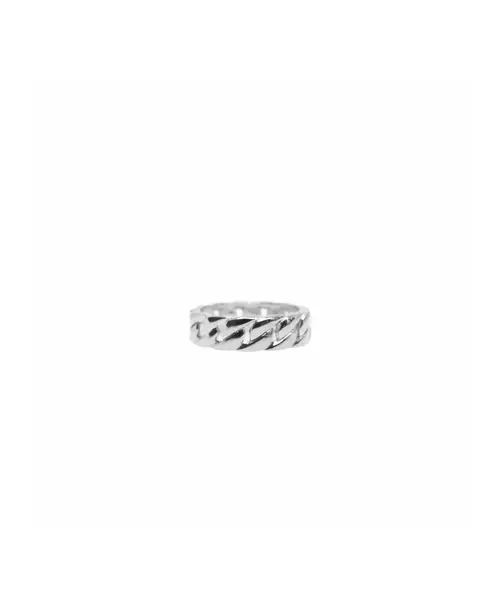 Ring Curb Chain - Silver Gold Plated