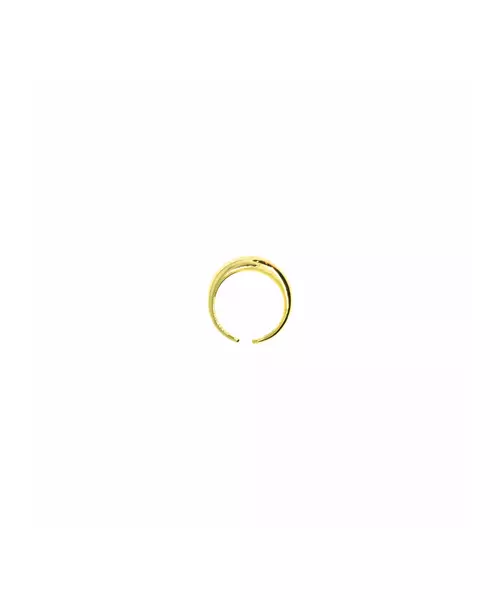 Ring Plain Arch - Silver Gold Plated