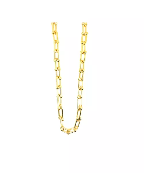 Glasses Horseshoe Link Chain - Casting Gold