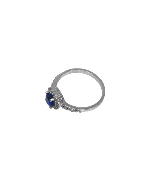 Diana Ring Blue - Silver 925 Gold Plated