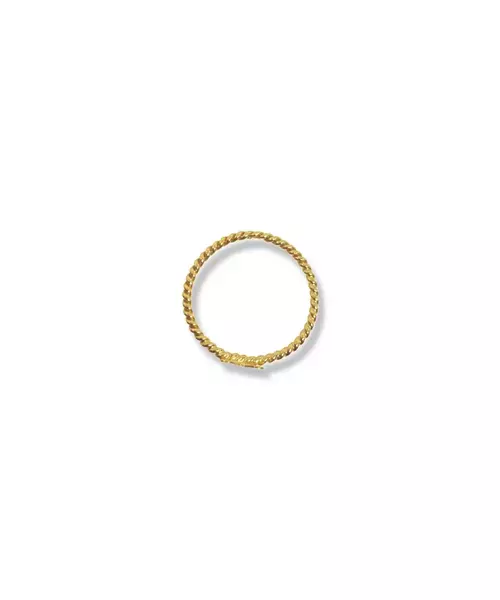 9ct Gold Ring - Twist Heart