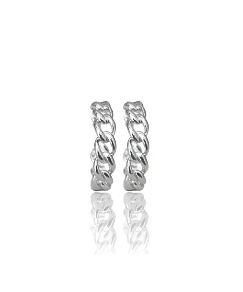 Hoop Earrings Gourmet - Silver 925