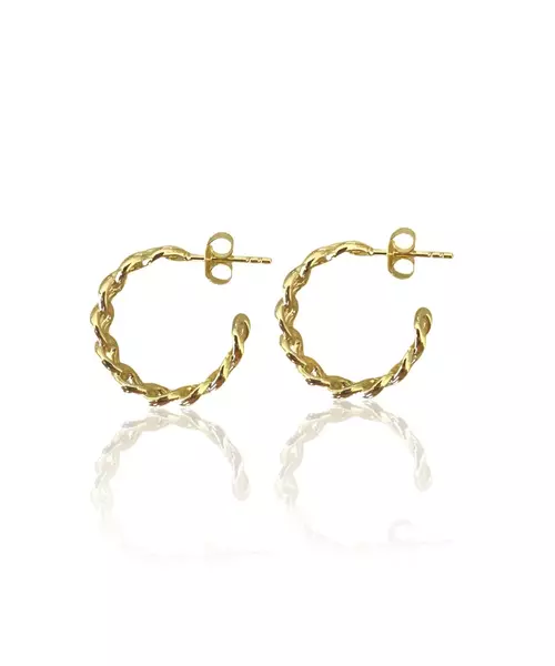 Hoop Earrings Gourmet - Silver 925