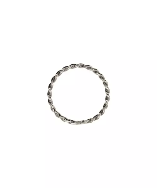 Silver 925 - Twist Thick Ring