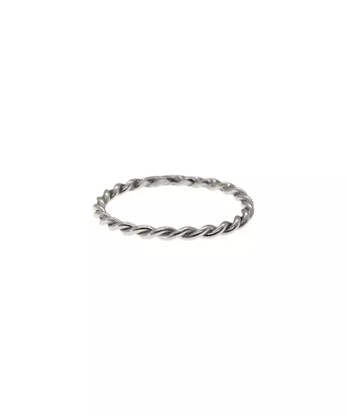 Silver 925 - Twist Thick Ring