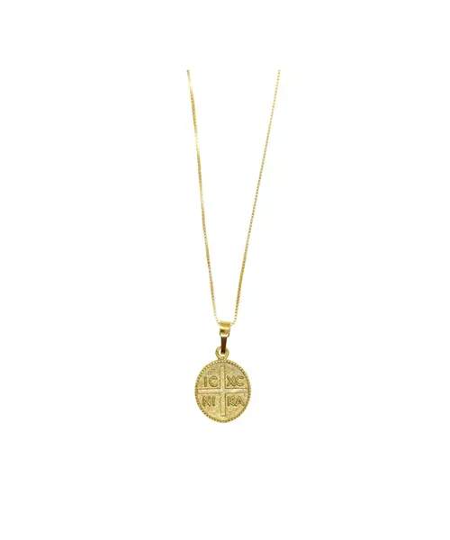 Constantinato Pendant ICXCNIKA - Silver 925 and Gold Plated