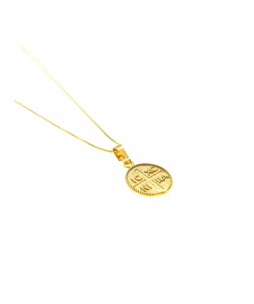 Constantinato Pendant ICXCNIKA - Silver 925 and Gold Plated