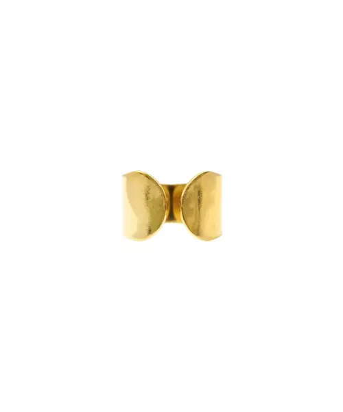 Ring Thick Minimal - Silver 925 and Gold Plated