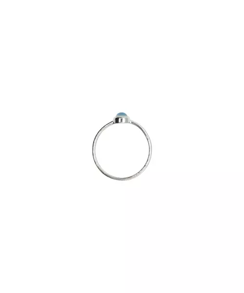 Ring Opal Minimal - Silver 925 and Gold Plated