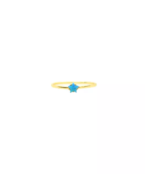 Ring Tiny Star - Silver 925 and Gold Plated