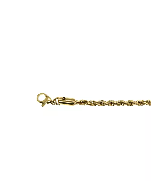 Twister Thin Bracelet - Stainless Steel Gold Plated