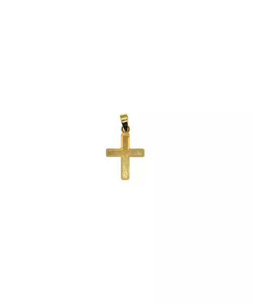 9ct Gold Cross - Small Double Side