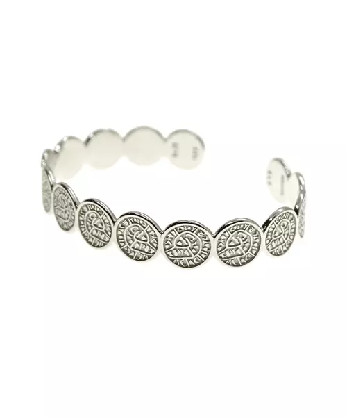 Phaistos Disk Bangle - Silver 925