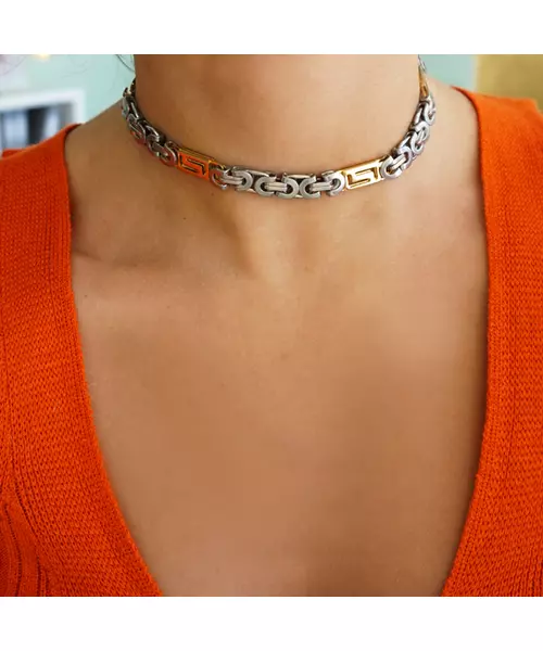 Choker double color - Stainless Steel