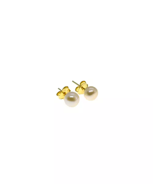 Pearls 9mm - Silver 925 Gold plated