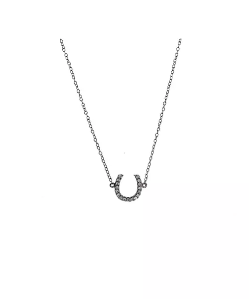 Silver 925 Necklace- horse shoe