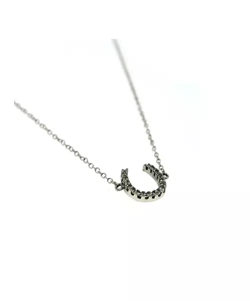 Silver 925 Necklace- horse shoe