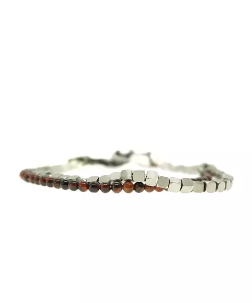 Men's Bracelet Two-row - Stainless Steel