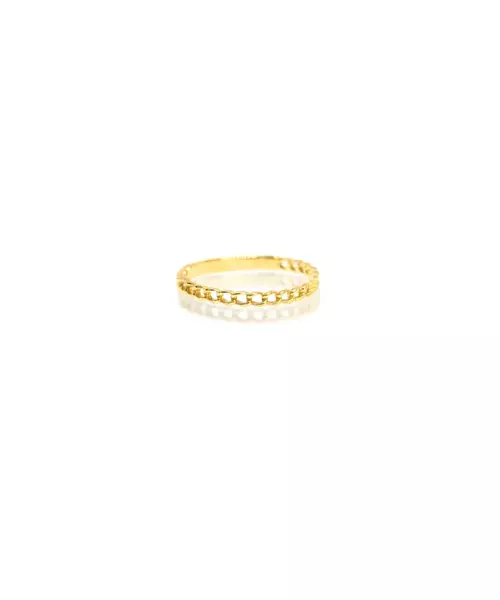 9ct Gold Ring - Gourmet Chain