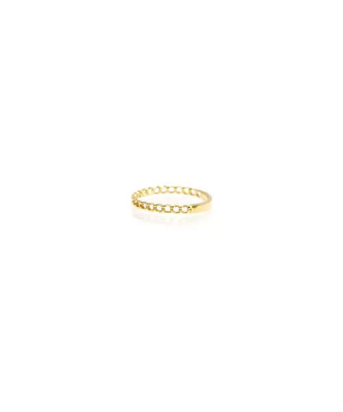 9ct Gold Ring - Gourmet Chain