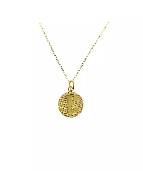 Letter Necklace- 9ct Gold - No Chain(Only Pendant)