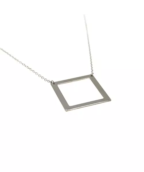 Silver 925 Necklace - Square