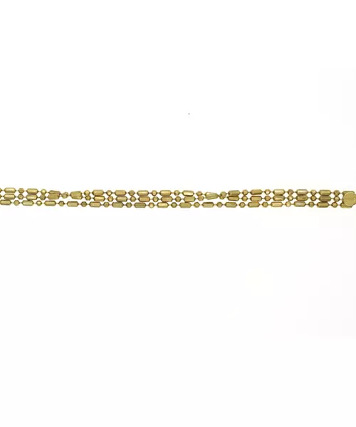 Silver 925 Gold plated three layered Bracelet