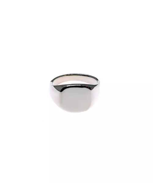 Flat plate ring  - Silver 925 and Gold Plated