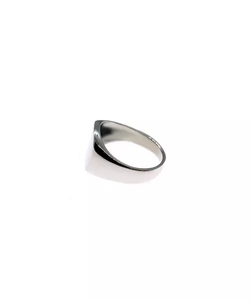 Flat plate ring  - Silver 925 and Gold Plated