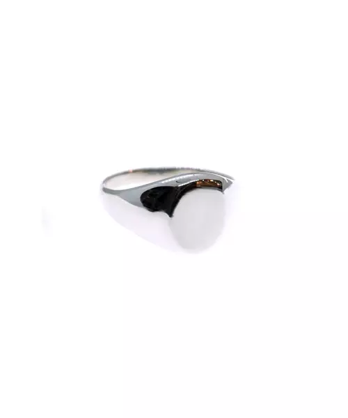 Flat plate ring  - Silver 925 and Gold Plated