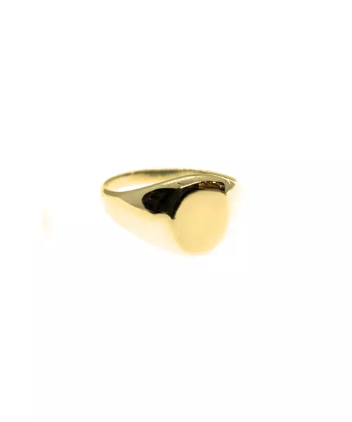 Flat plate ring  - Silver 925 and Gold Plated