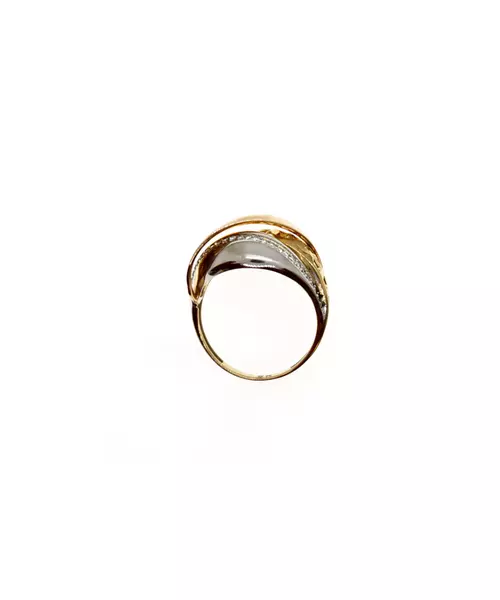 Three colors 9ct Gold Ring