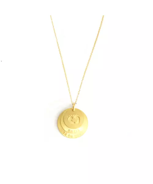 Circles of Love - New Born Baby - 18ct Gold