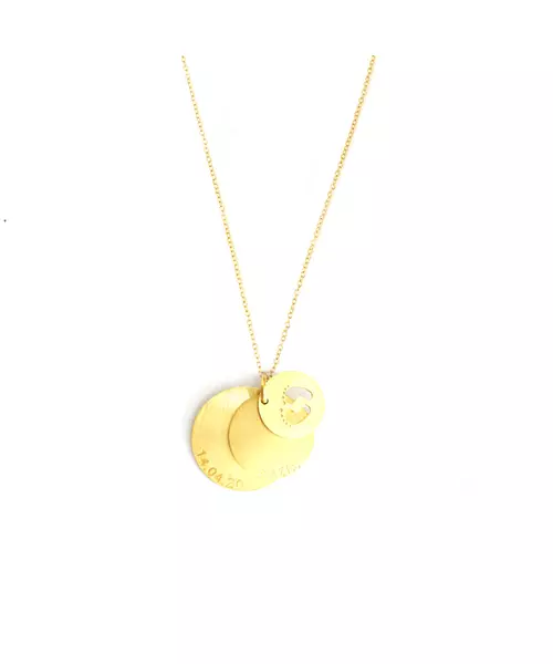 Circles of Love - New Born Baby - 9ct Gold