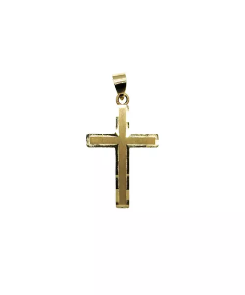 9ct Gold Cross - Double  Side