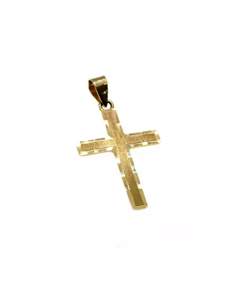 9ct Gold Cross - Double  Side