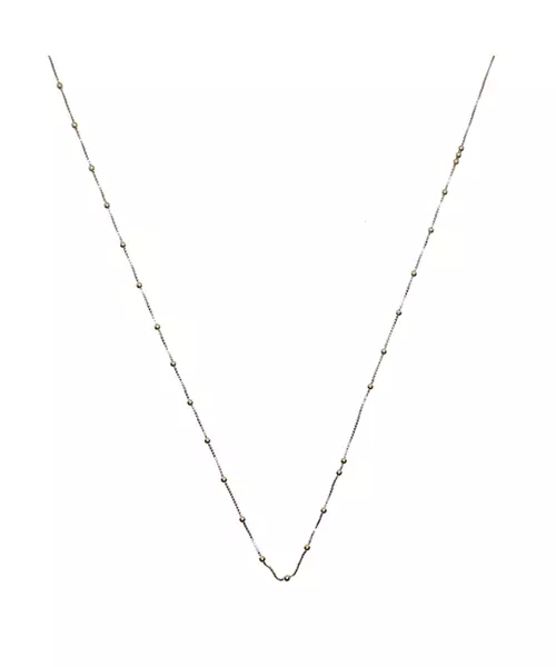 40cm Small Balls Chain - Silver 925 and Gold Plated